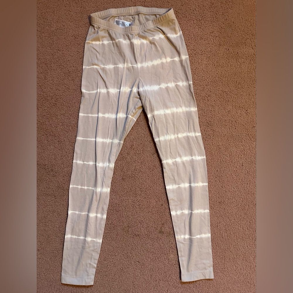Old Navy small tie dye leggings dusty pale mauve